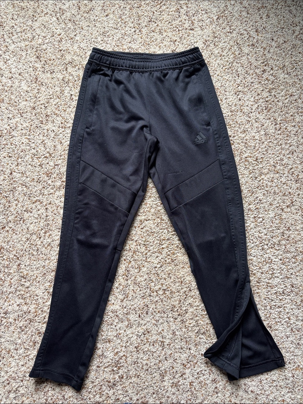 adidas Black Slim Tapered Training Pants